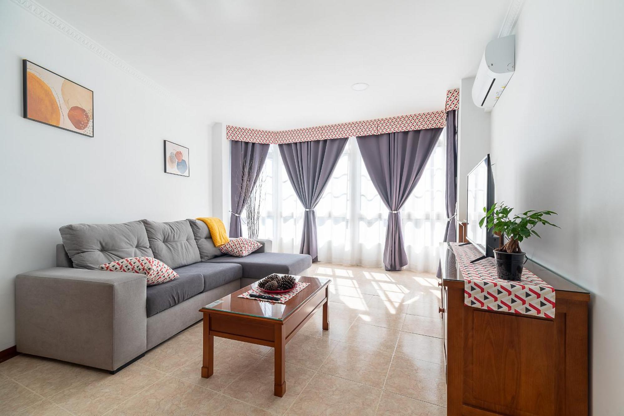 Apartament Apartamento Espacioso Cerca De La Playa Con Aire Acondicionado Moaña Zewnętrze zdjęcie